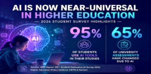 Read more about the article Generative AI Has Become the New Normal: 95% of University Students Now Use AI